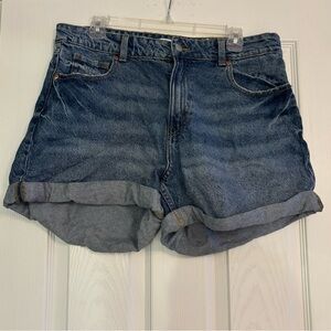 H&M Dark Blue Jean Shorts